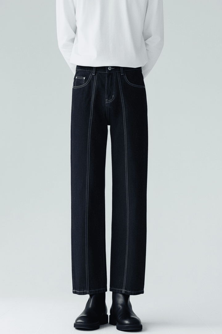Center Seam Straight Denim na2425