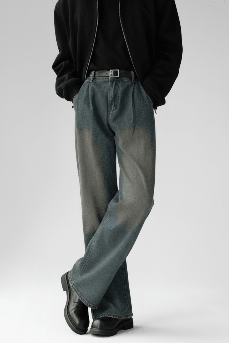 Loose Vintage Wash Jeans na2424