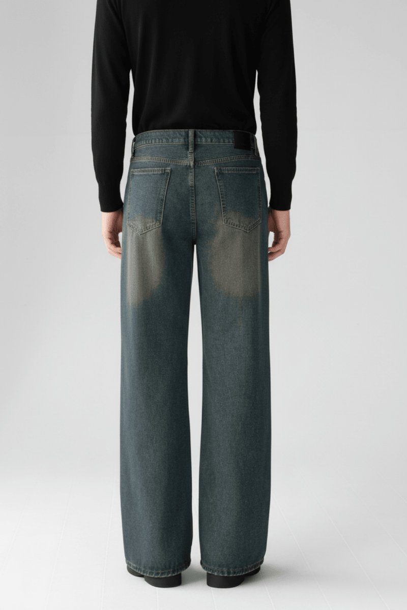 Loose Vintage Wash Jeans na2424