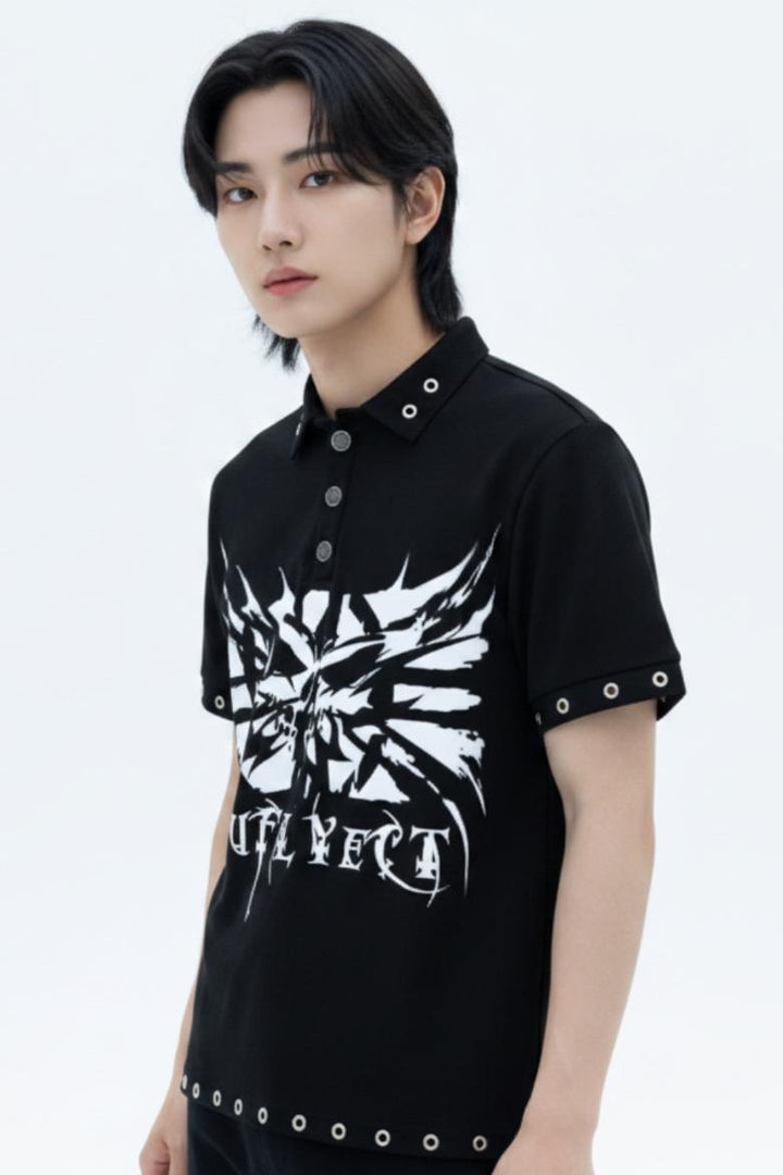 Graphic Polo Shirt  na2605