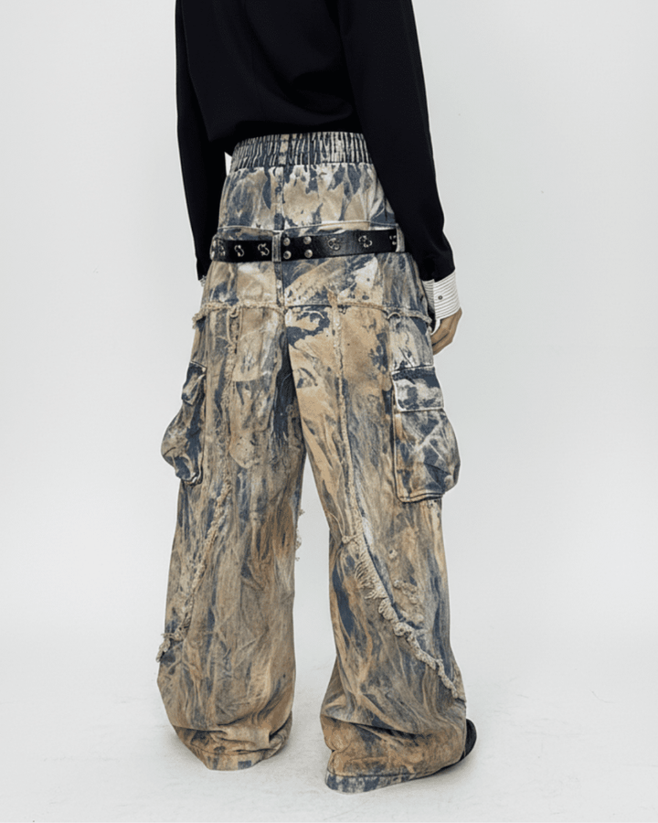 Rebuild Super Baggy Cargo Denim na2337 