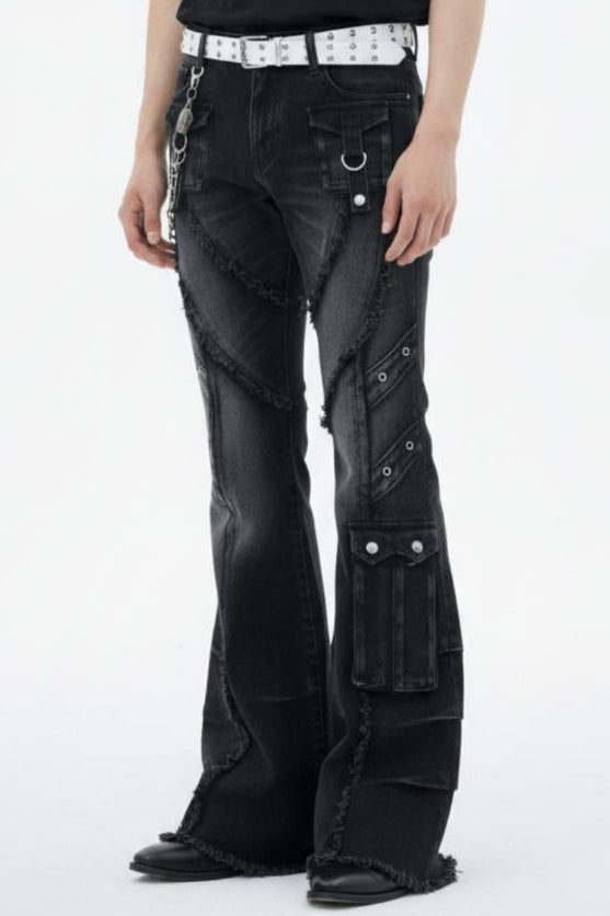 Distressed Baggy Jeans  na2592