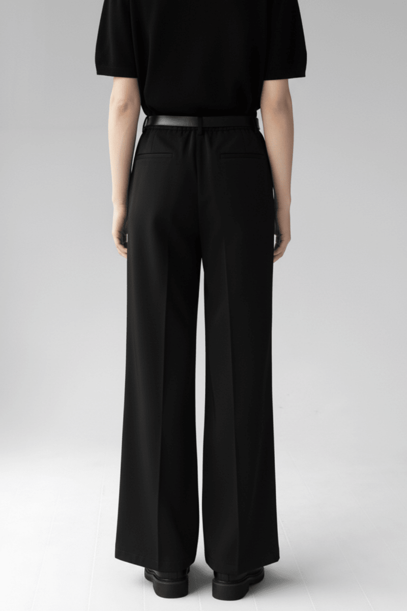 Minimal Tailored Flare Trousers na2428