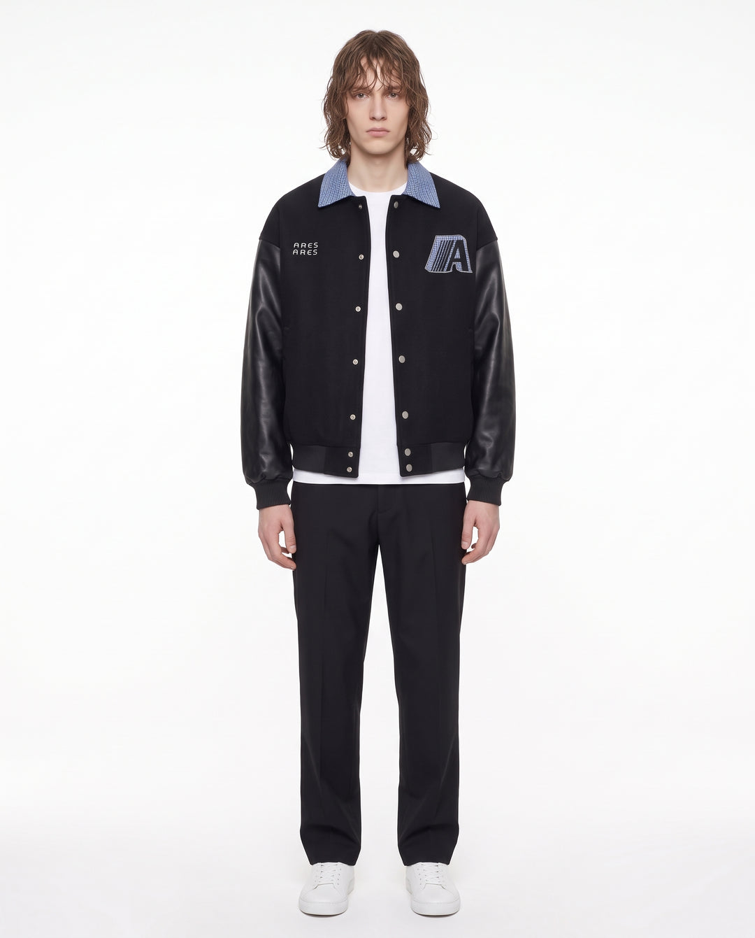 Collared Varsity Jacket na3242