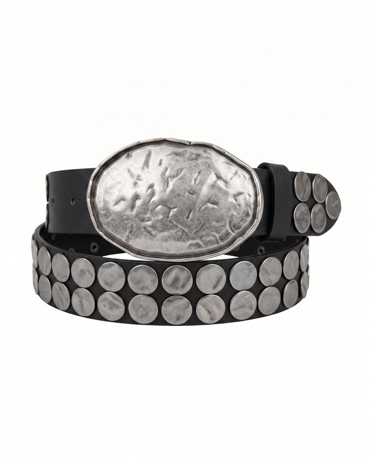 Studded Leather Belt na2940