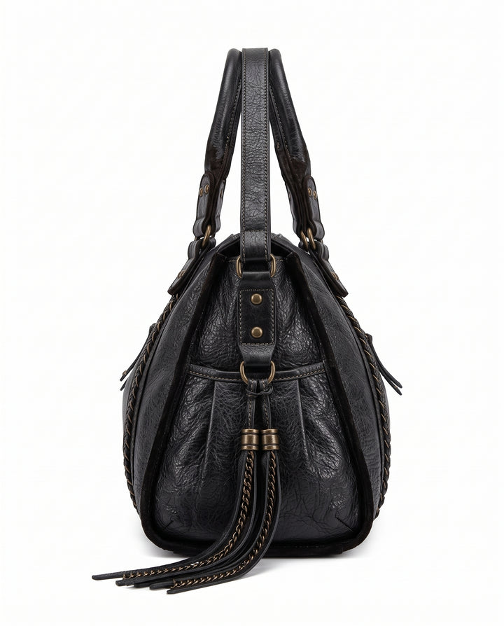 Leather Shoulder Bag na3193