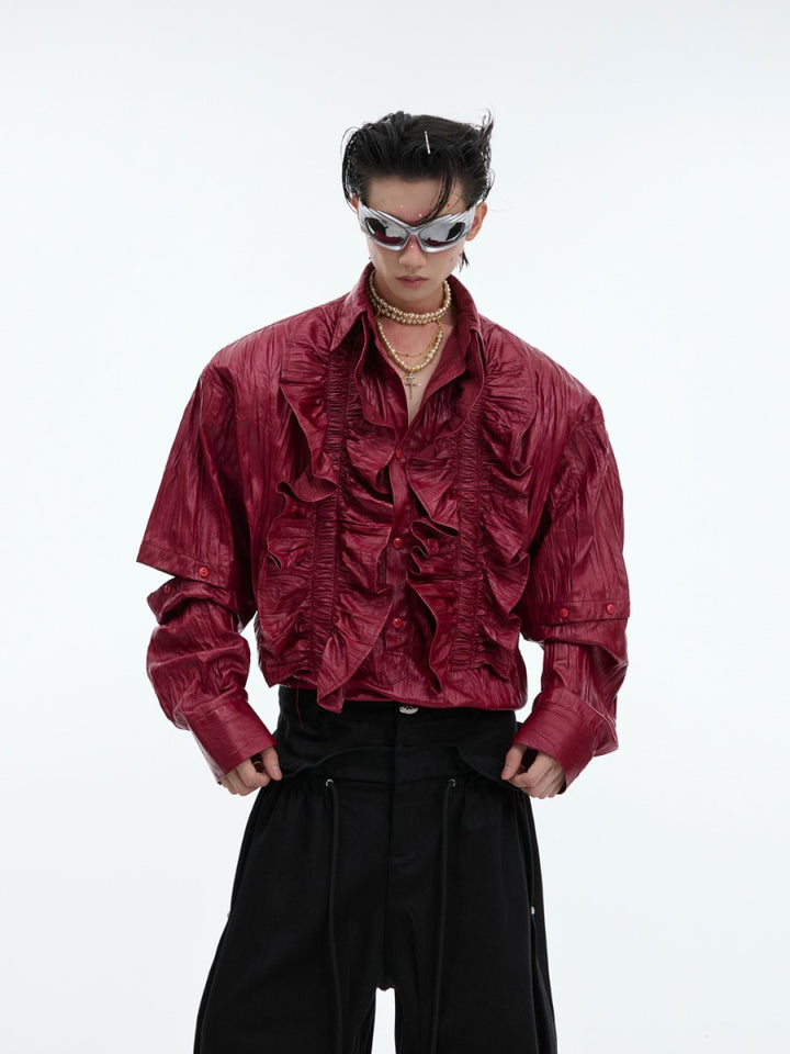 【CulturE】 long-sleeved shirt na1456