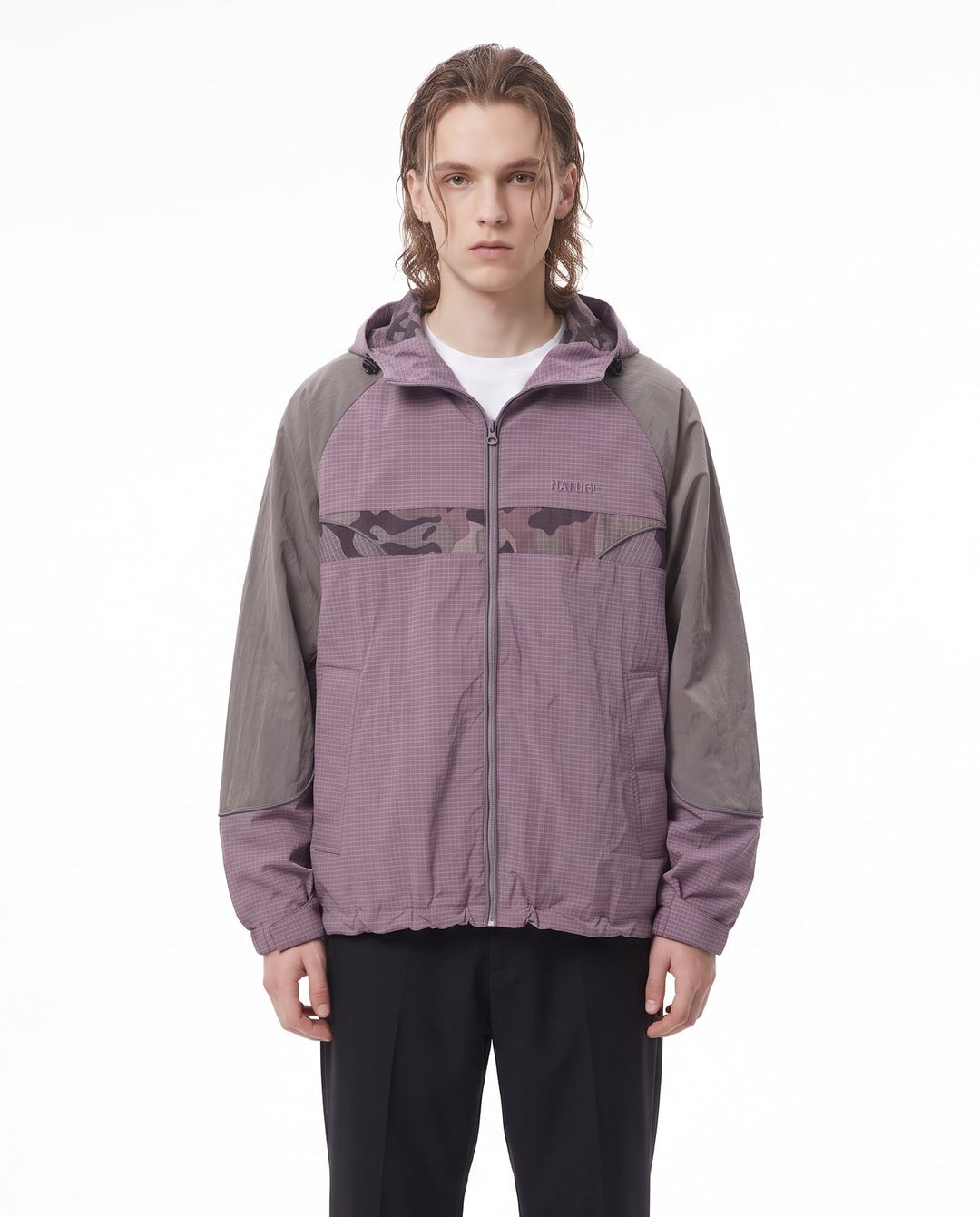 Hooded Windbreaker Jacket na3243