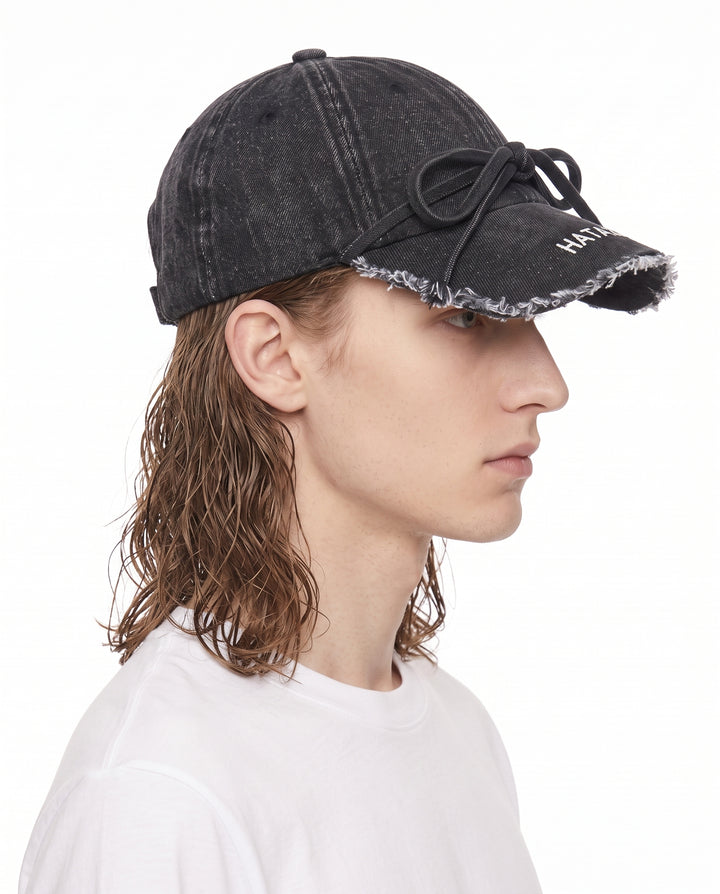 Frayed Denim Cap na2957