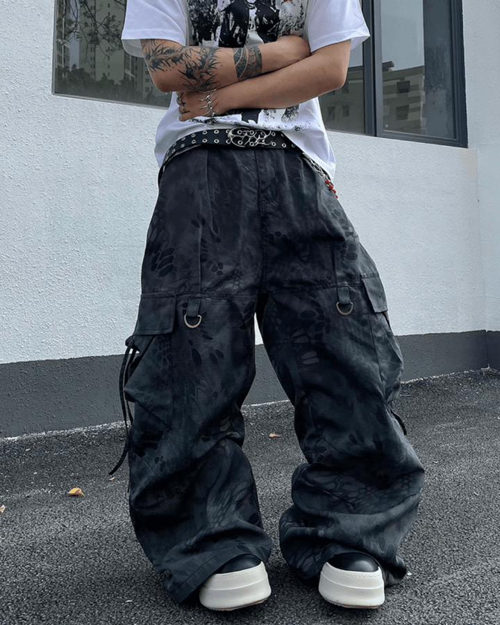 [DARKFOG] Camouflage Punk Pants na2037