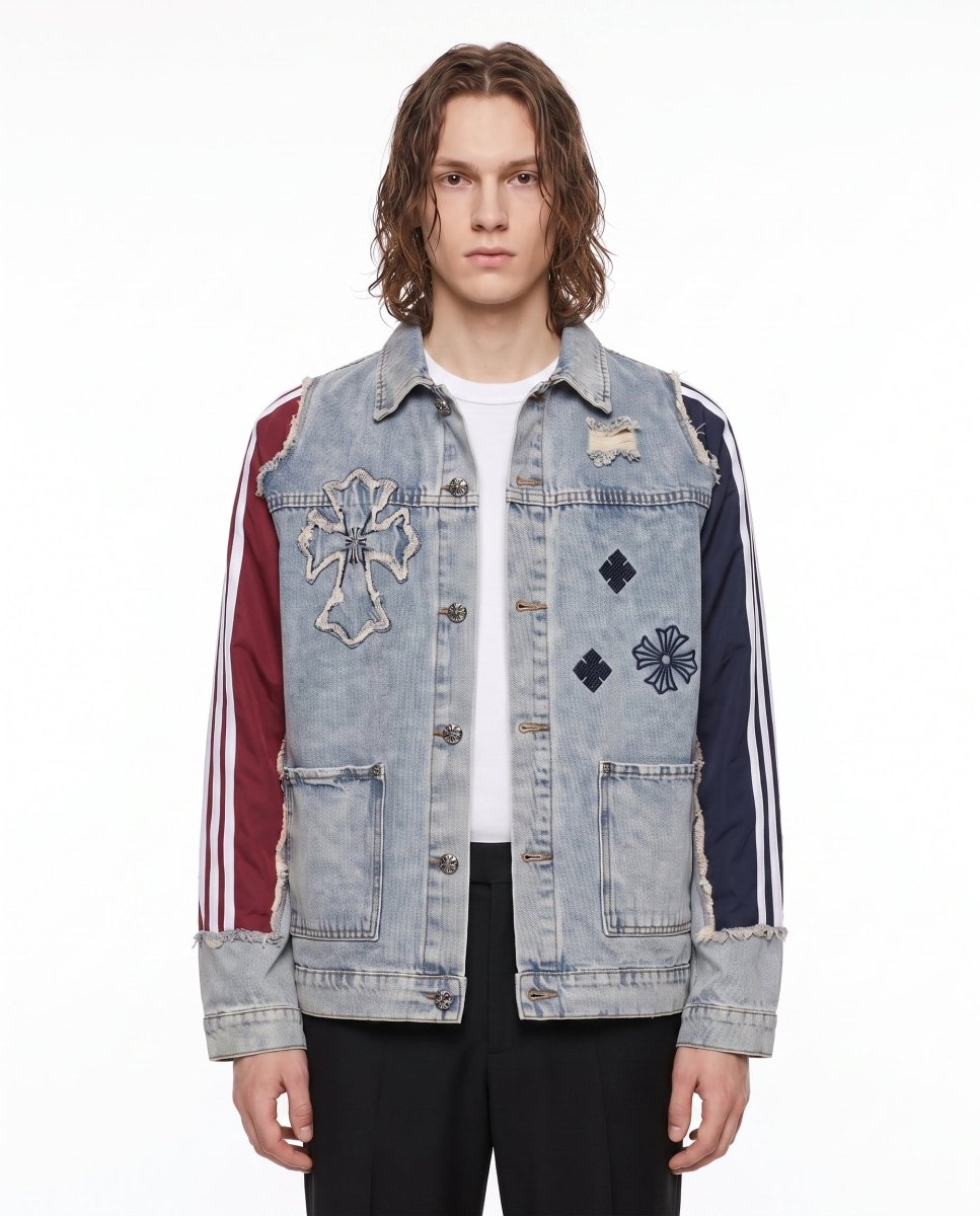 Patchwork Denim Jacket na3046