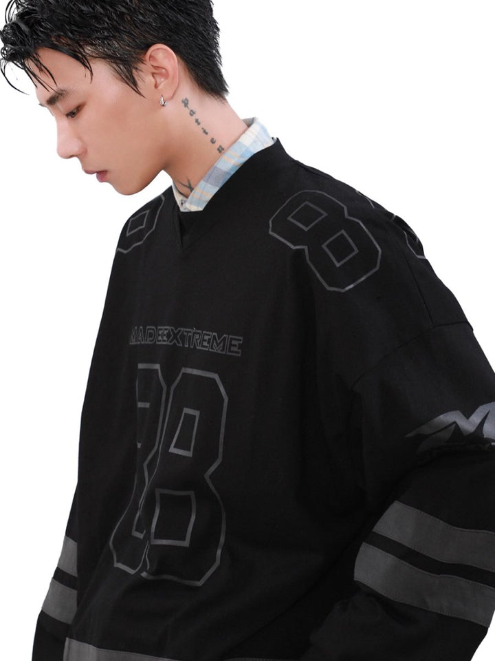 【MRNEARLY】long-sleeved sweater na1505