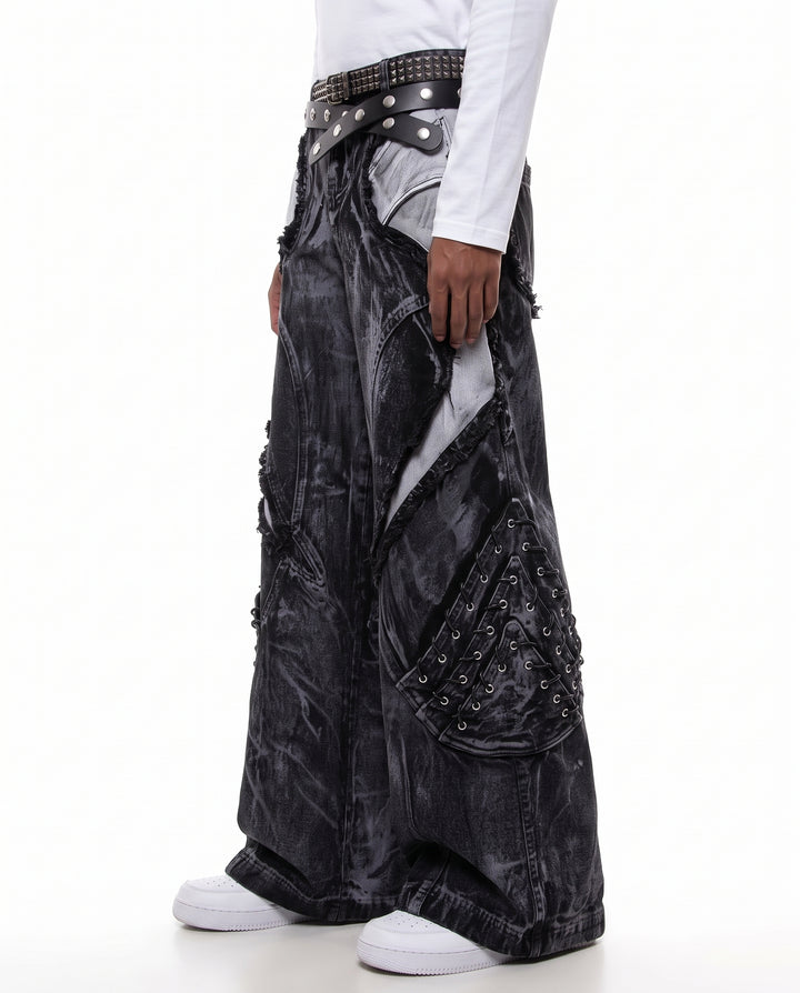Wide Denim Pants na3200