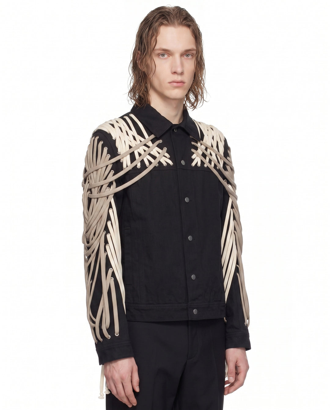 Laced Denim Jacket na2935