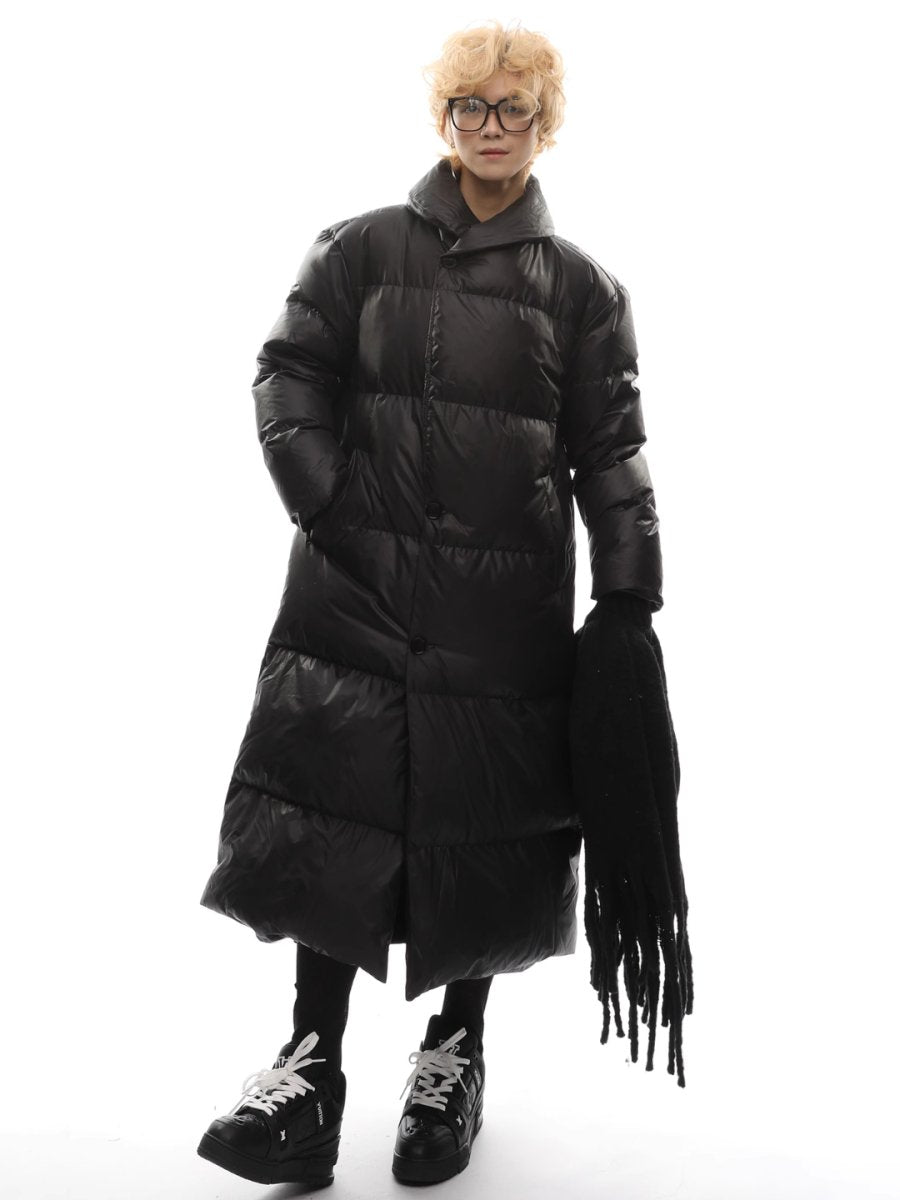 [FUTUREBOY] knee-length down jacket na1716