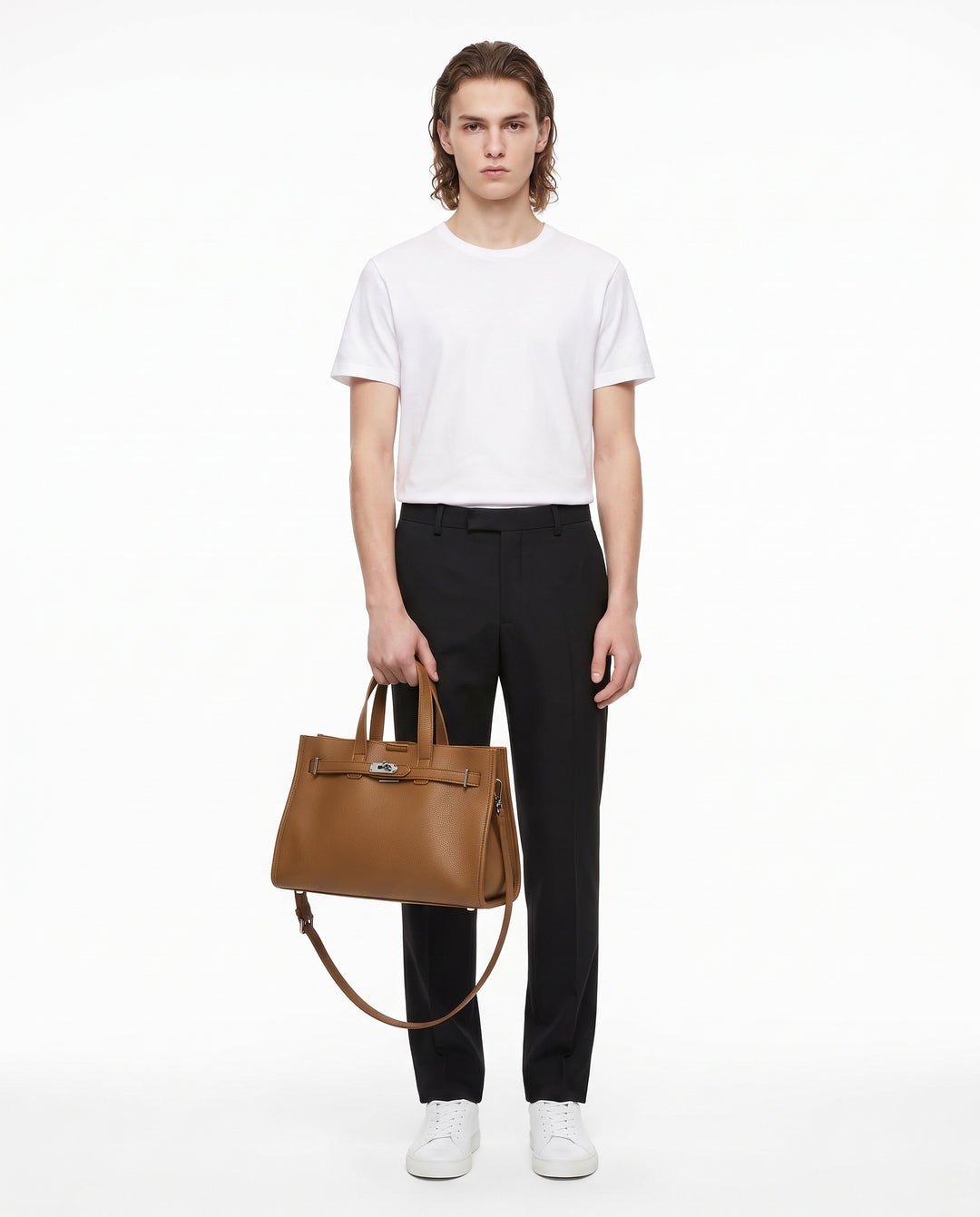 Leather Handbag na3163