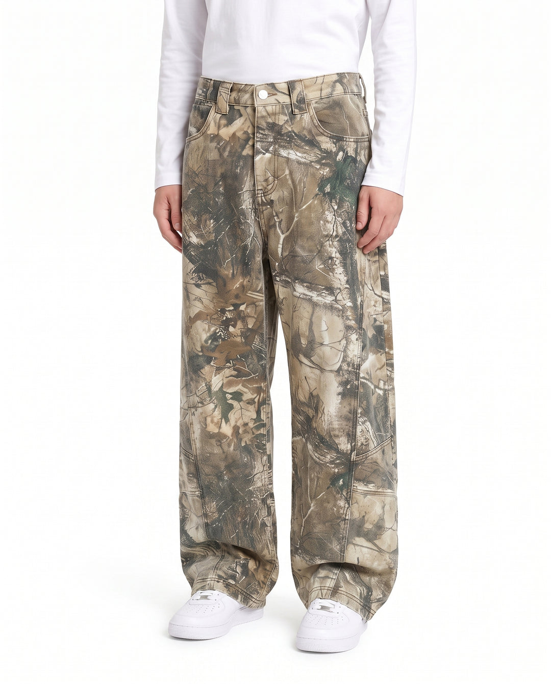 Camo Wide Pants na3008