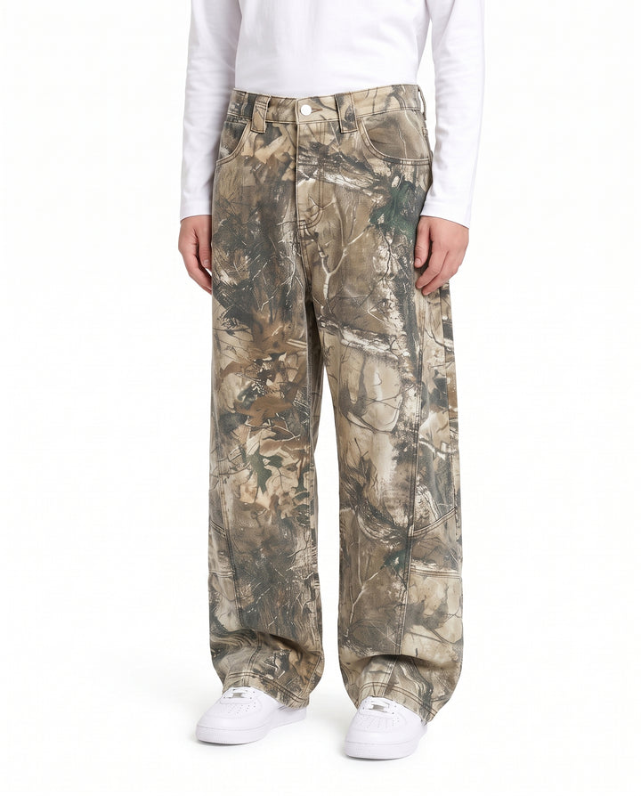 Camo Wide Pants na3008