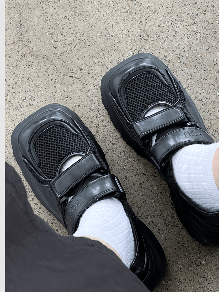 square head sandals na1047