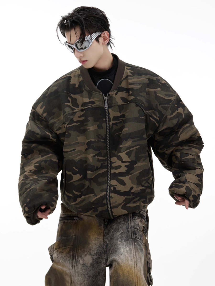 [CultureE] camouflage loose jacket na1575