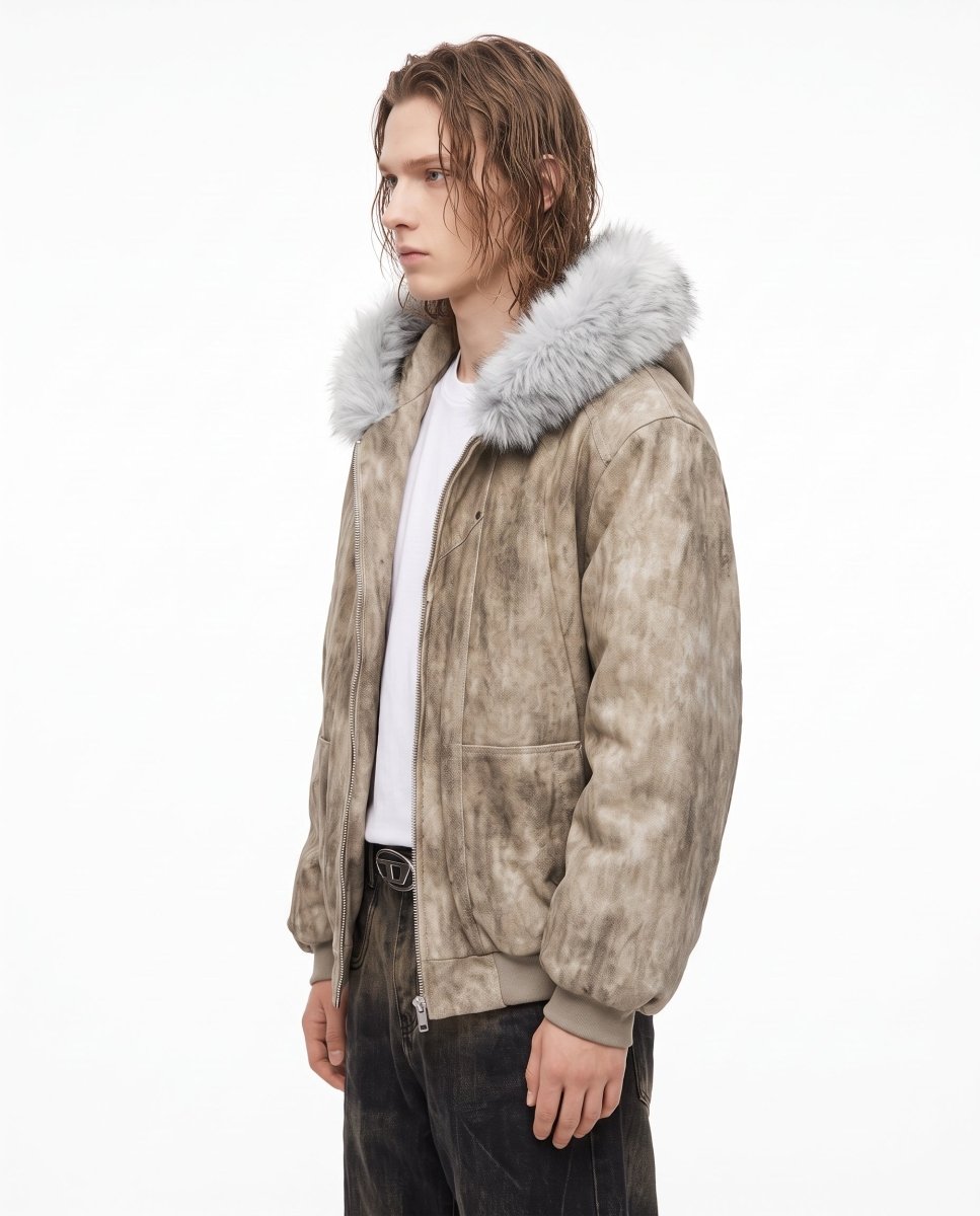 Fur Hooded Jacket na3231