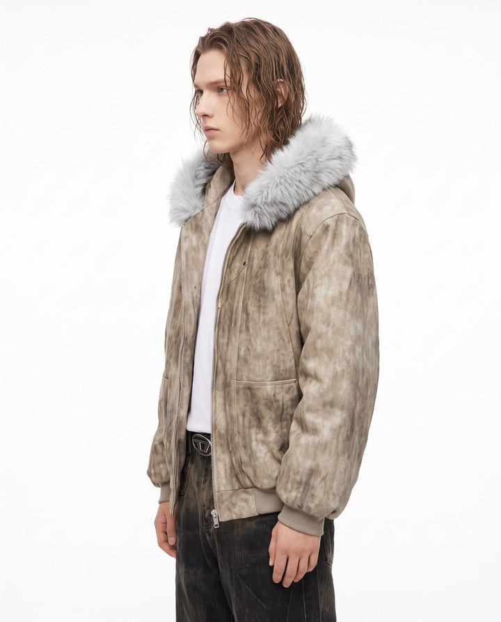 Fur Hooded Jacket na3231