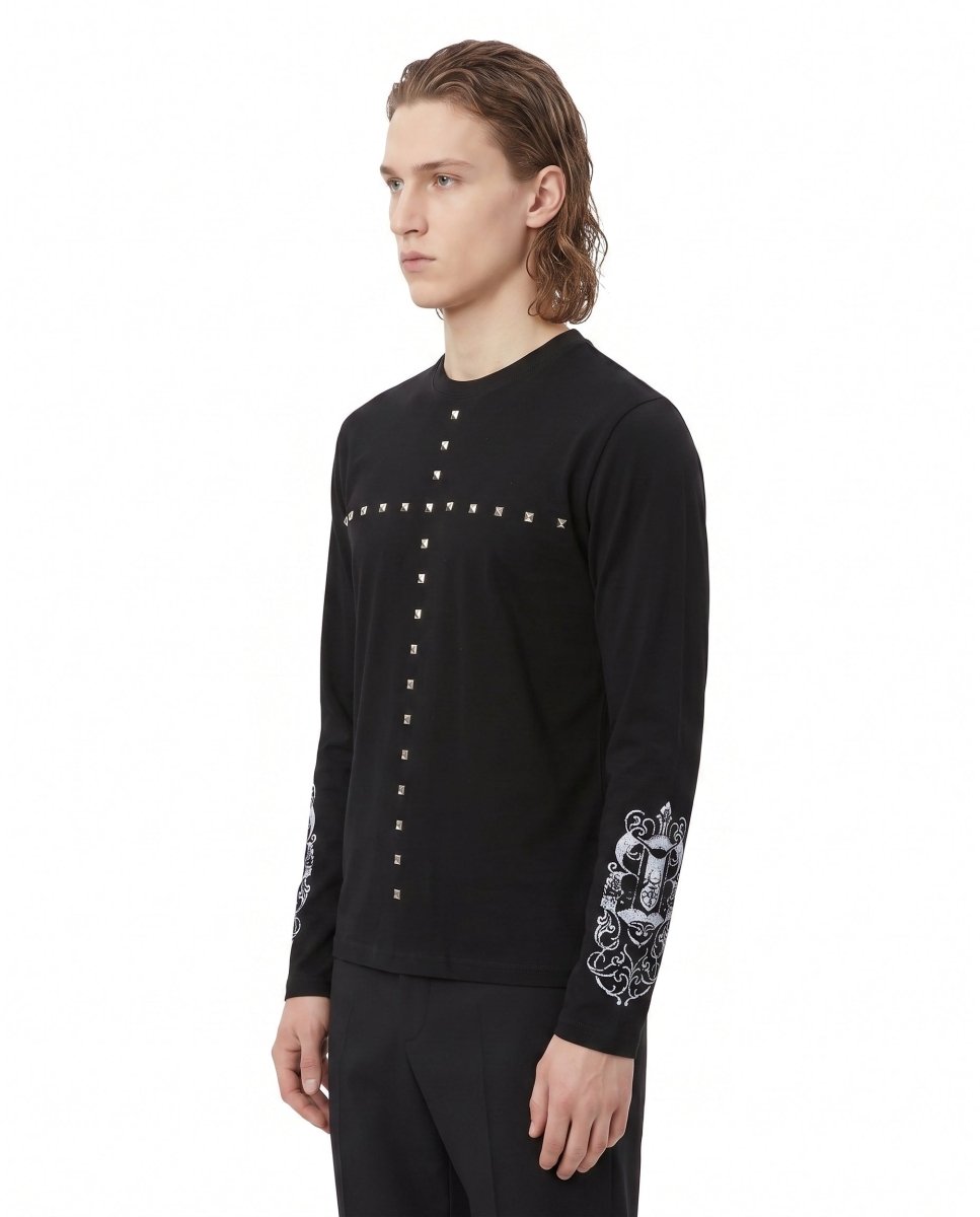 Studded Cross Shirt na3033