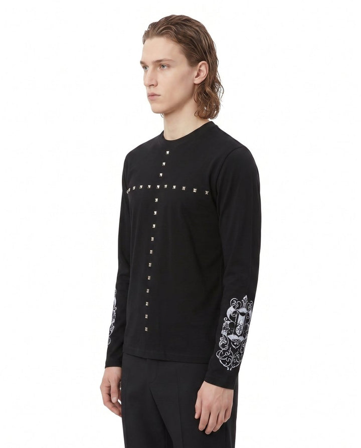 Studded Cross Shirt na3033