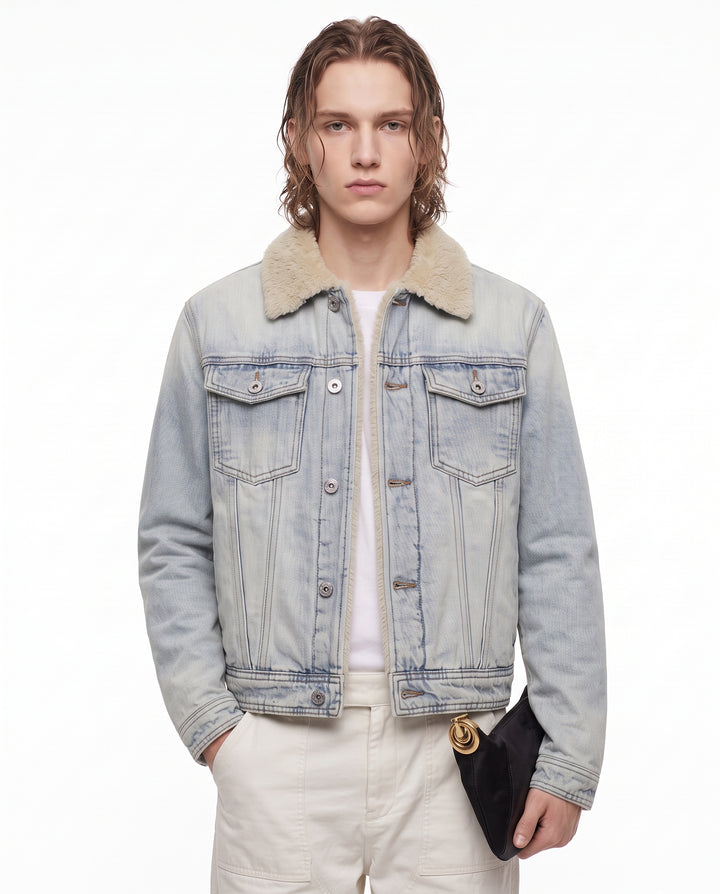 Sherpa Denim Jacket na2984