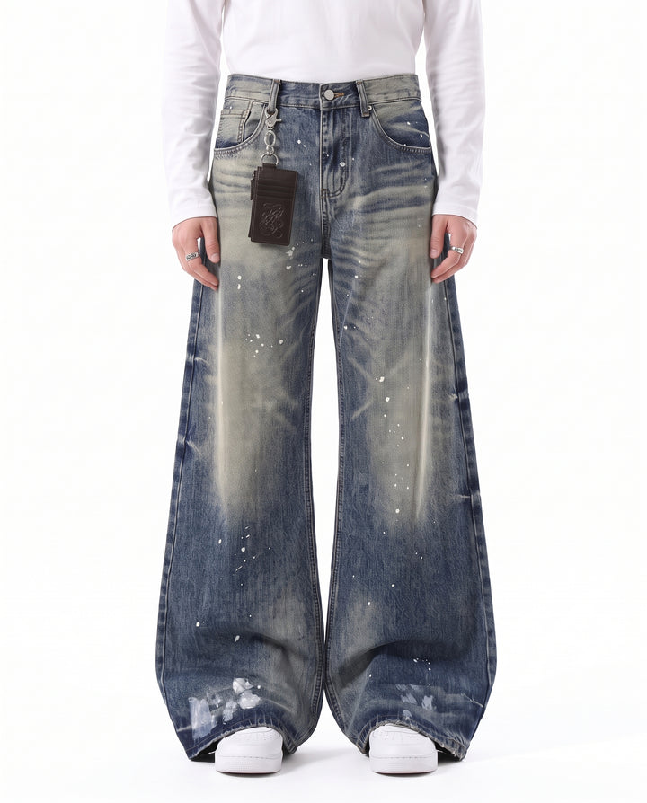 Washed Wide Jeans na3203