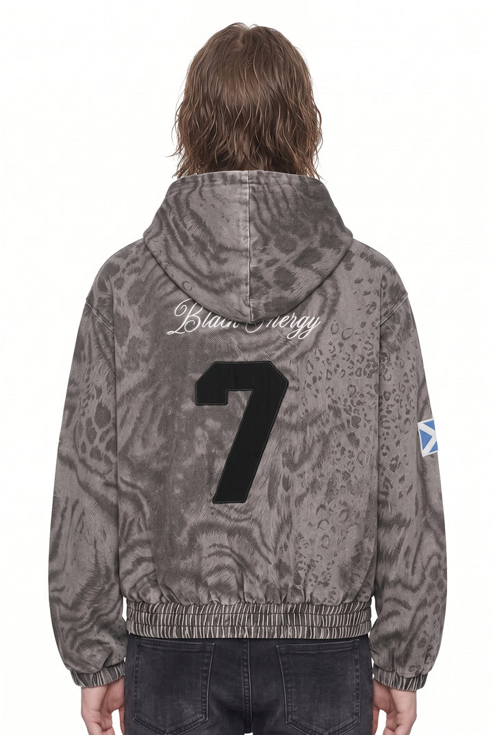 Washed Hooded Jacket na2814