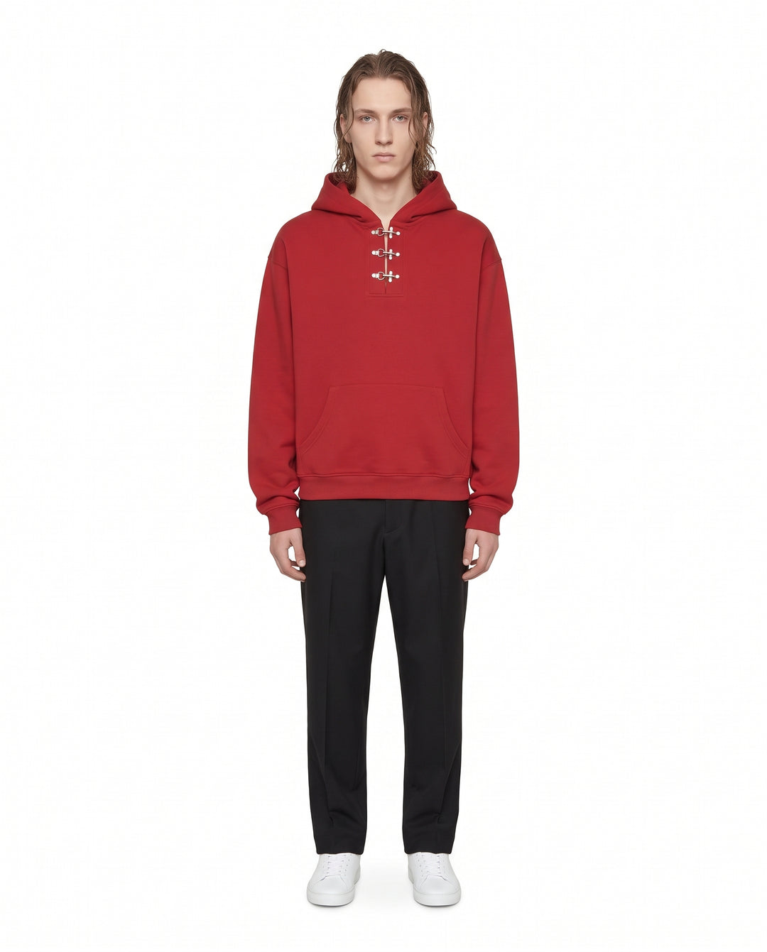 Buckle Neck Hoodie na3166