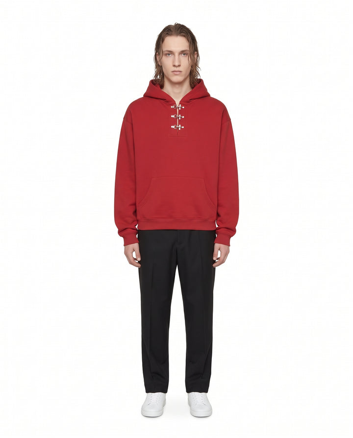 Buckle Neck Hoodie na3166
