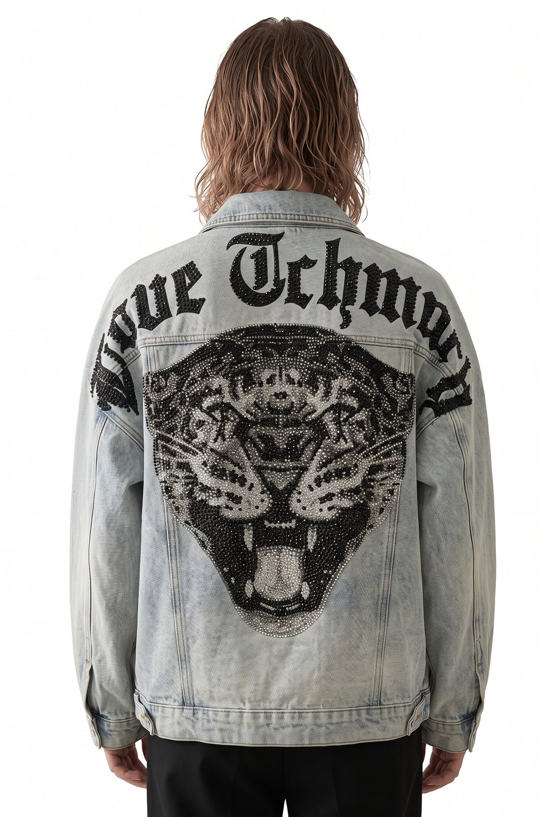Graphic Denim Jacket na2765