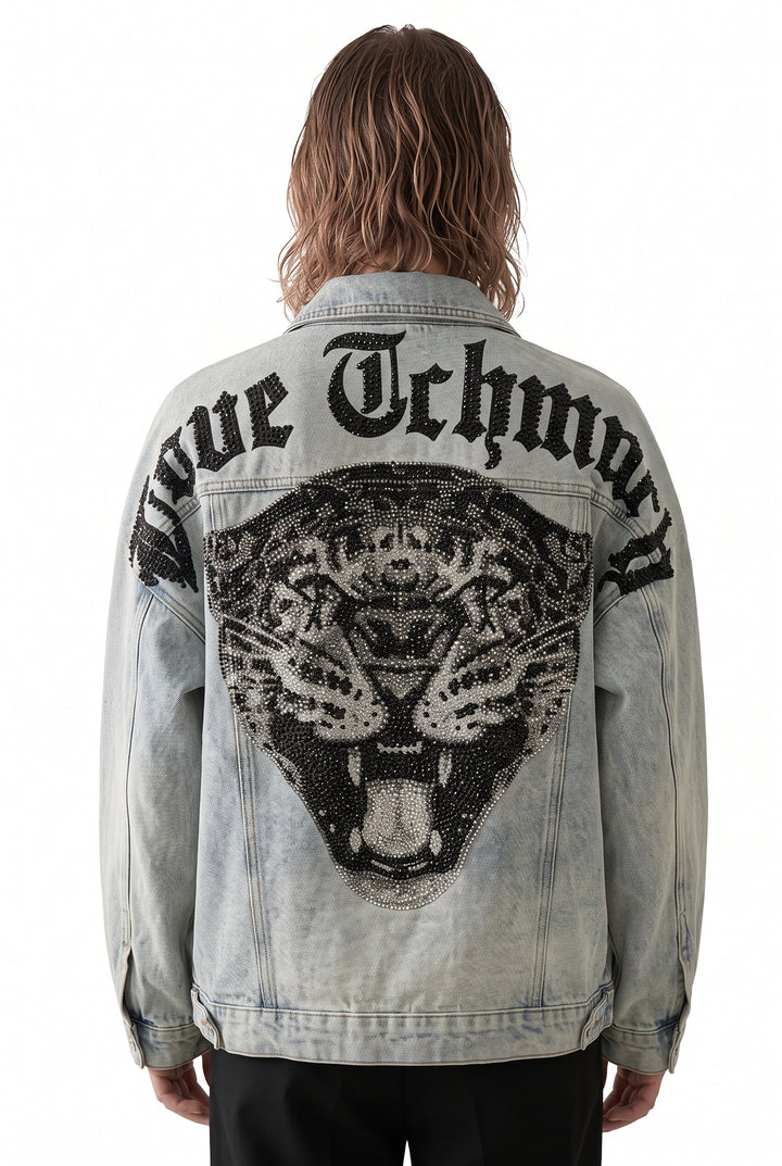 Graphic Denim Jacket na2765