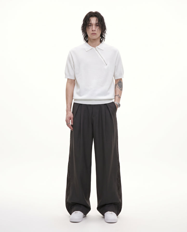 Embroidered Wide Pants na3205