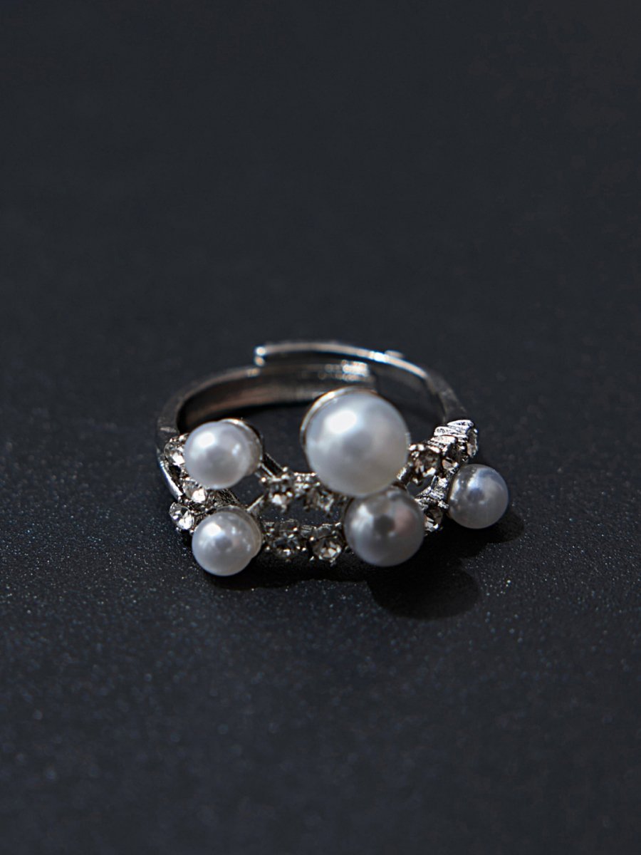 【Struc Ton】 Pearl Irregular Rings na1441