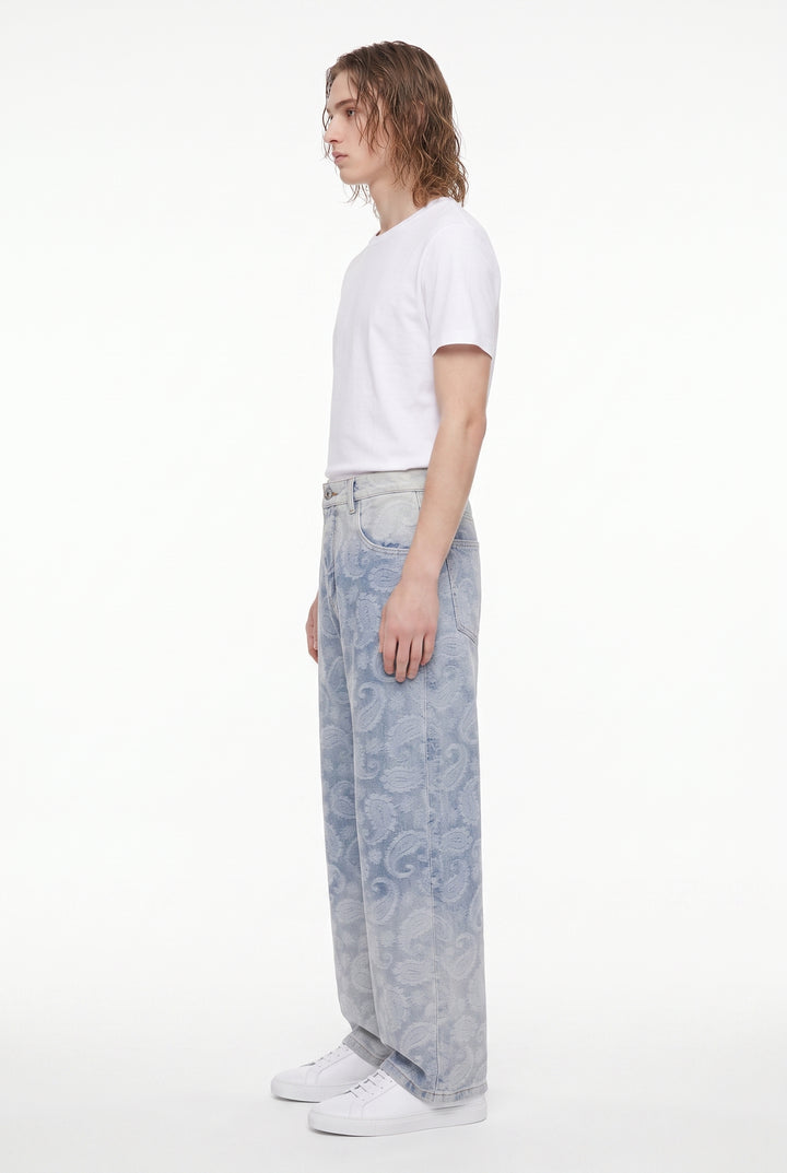 Paisley Wide Jeans na2827