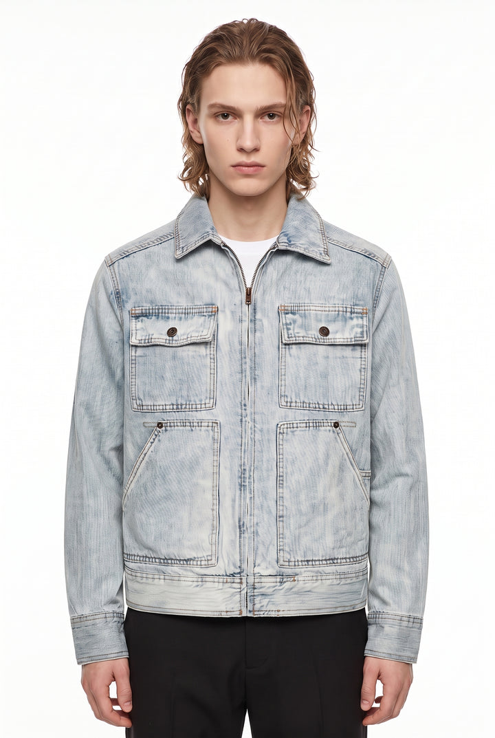 Washed Denim Jacket na2865