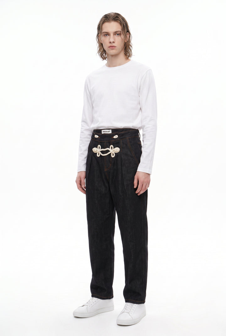 Knot Wide Jeans na2872