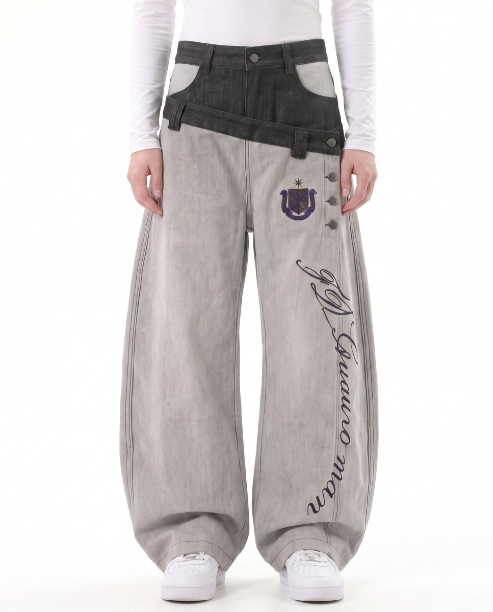 Wide Denim Pants na3074