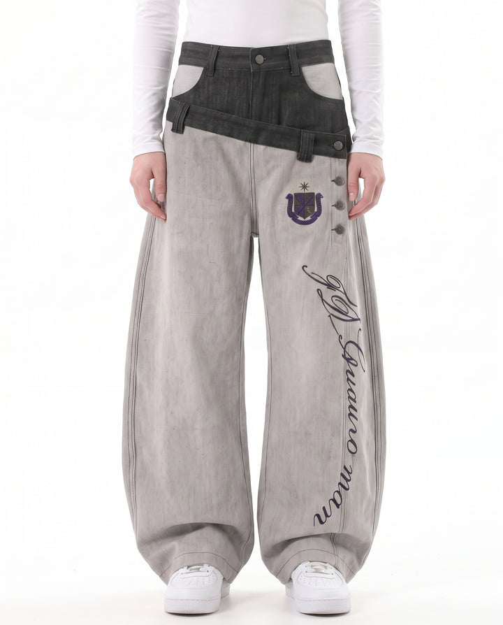 Wide Denim Pants na3074