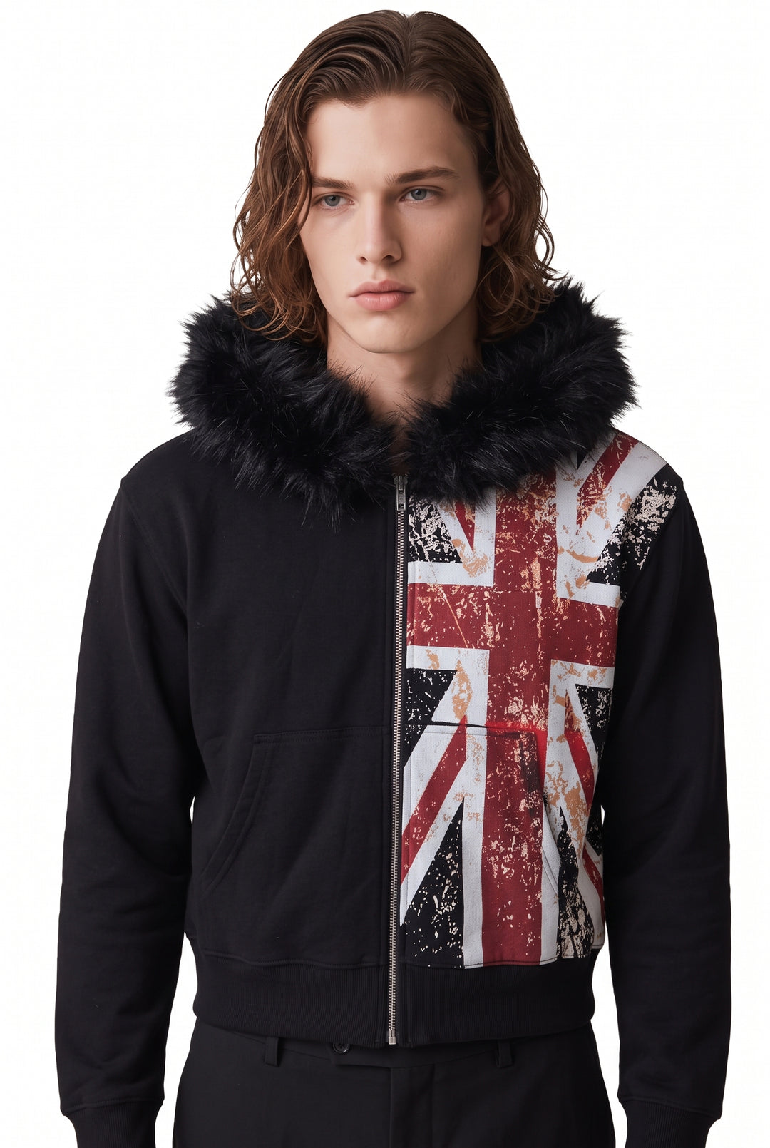 Graphic Zip Hoodie na2757