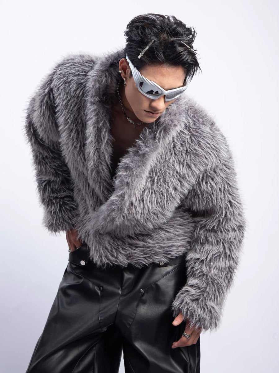 [PLAN1ONE] fur jacket na1670