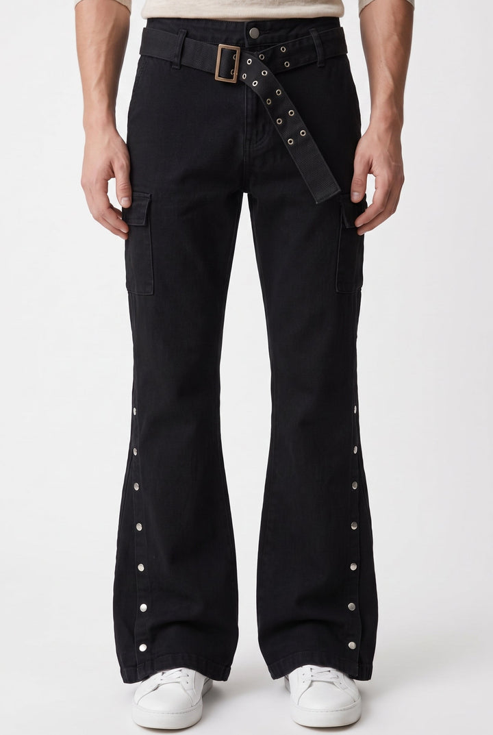 Flared Cargo Pants na2743