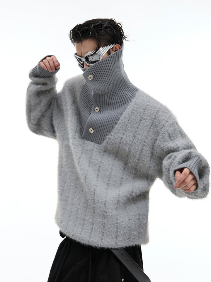 【CulturE】 loose heavyweight sweater na1453