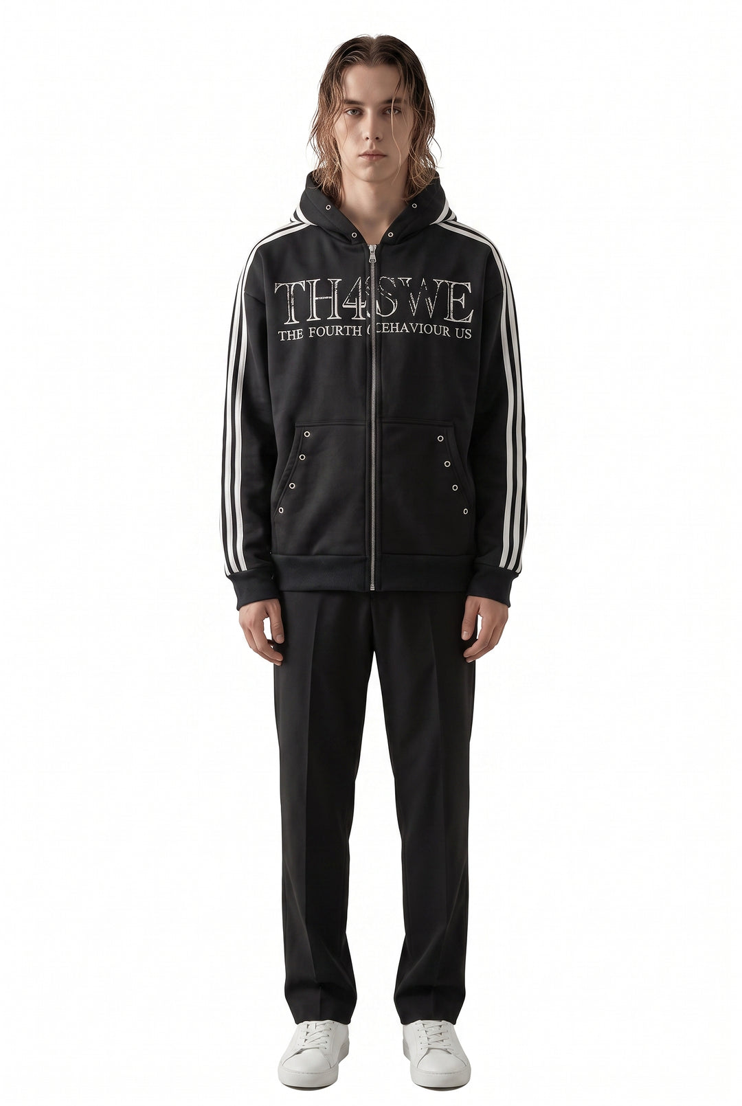 Side Stripe Hoodie na2775
