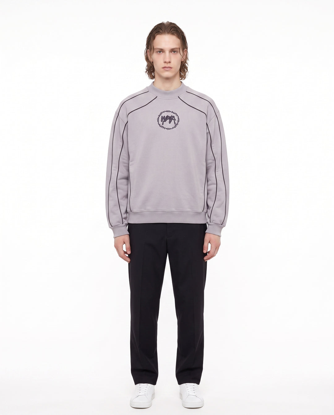 Piping Graphic Sweatshirt na2947