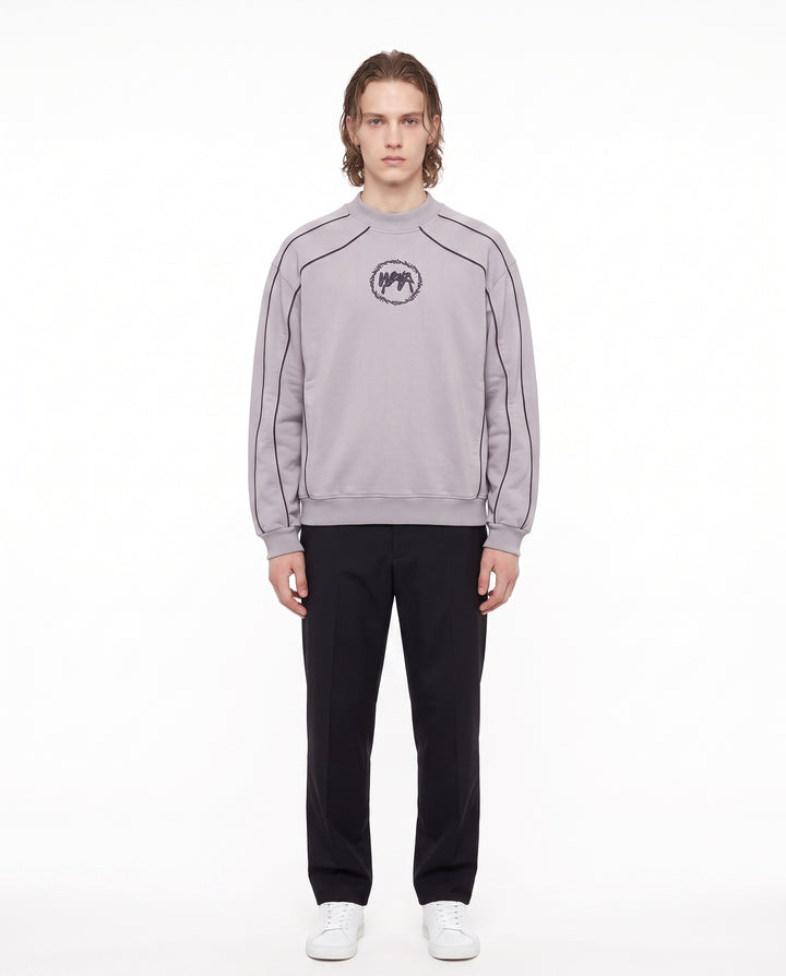 Piping Graphic Sweatshirt na2947