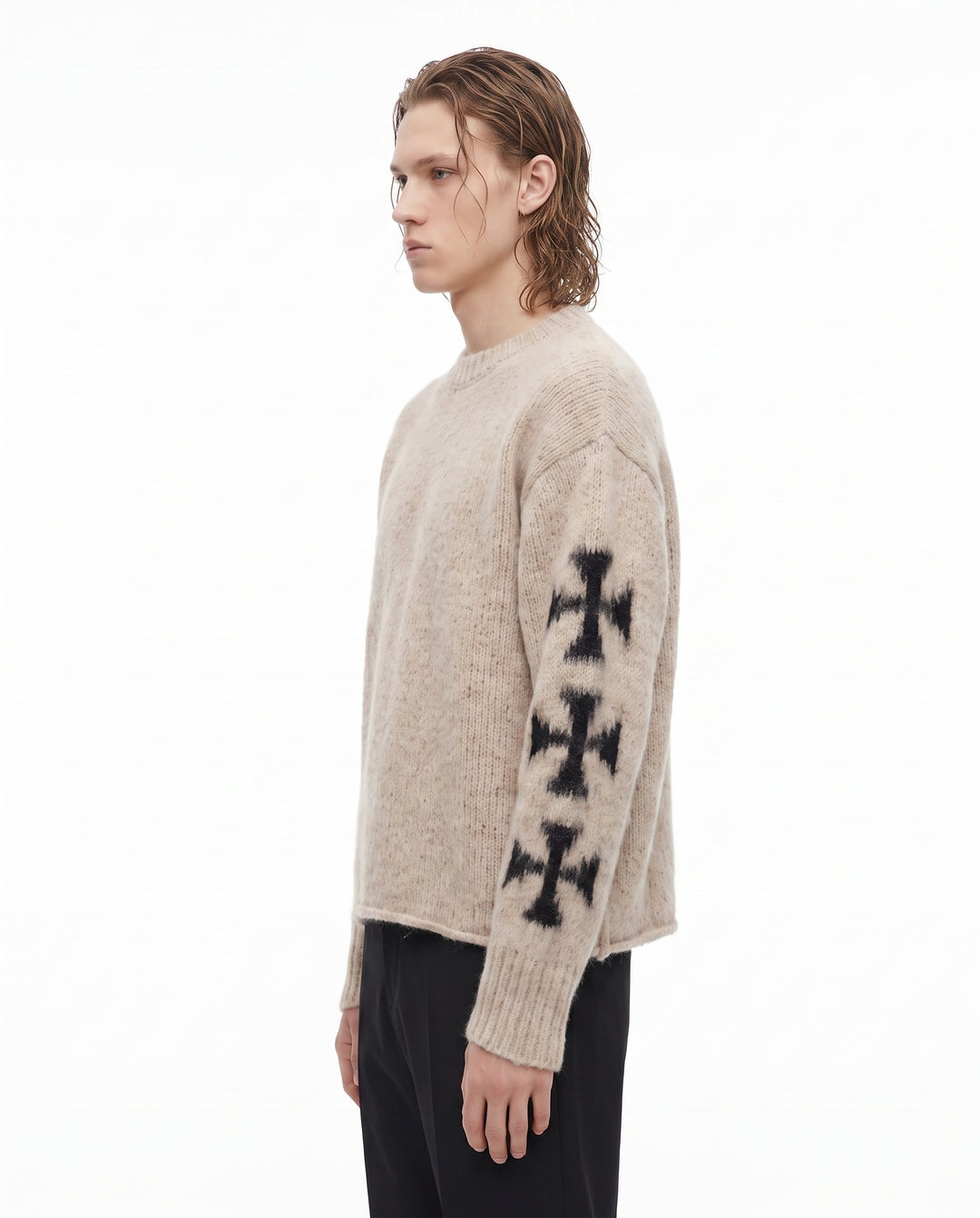 Cross Knit Sweater na2961
